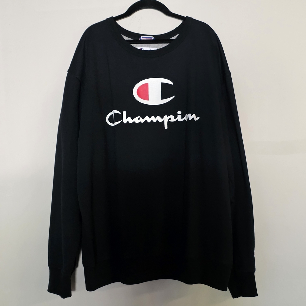 Black Champion Powerblend Crewneck Sweatshirt XL